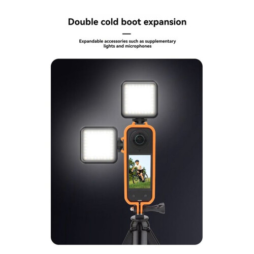 Protective Case for  X5 Case Camera Shooting Bracket Landscape Shooting Bracket Camera Accessories Orange 1
