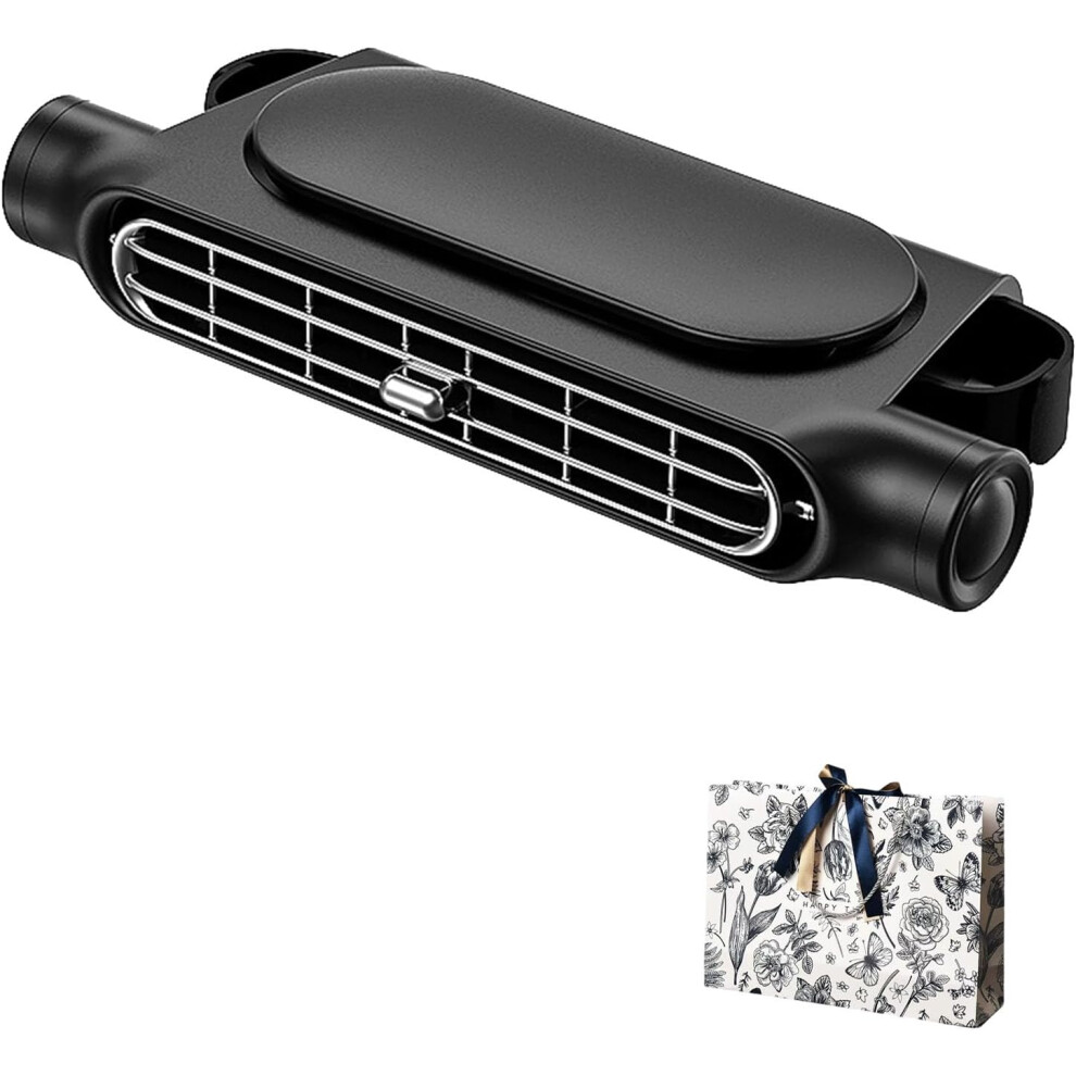 (, -) Usb Car Headrest Cooling Fan With 3 Speeds, Backseat Air Circulator Black 5437706481669
