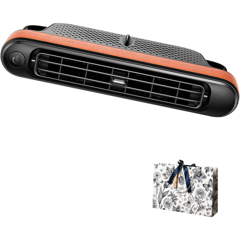 ( And -) Usb Car Headrest Cooling Fan With 3 Speeds, Backseat Air Circulator Brown/Black 5437706481621