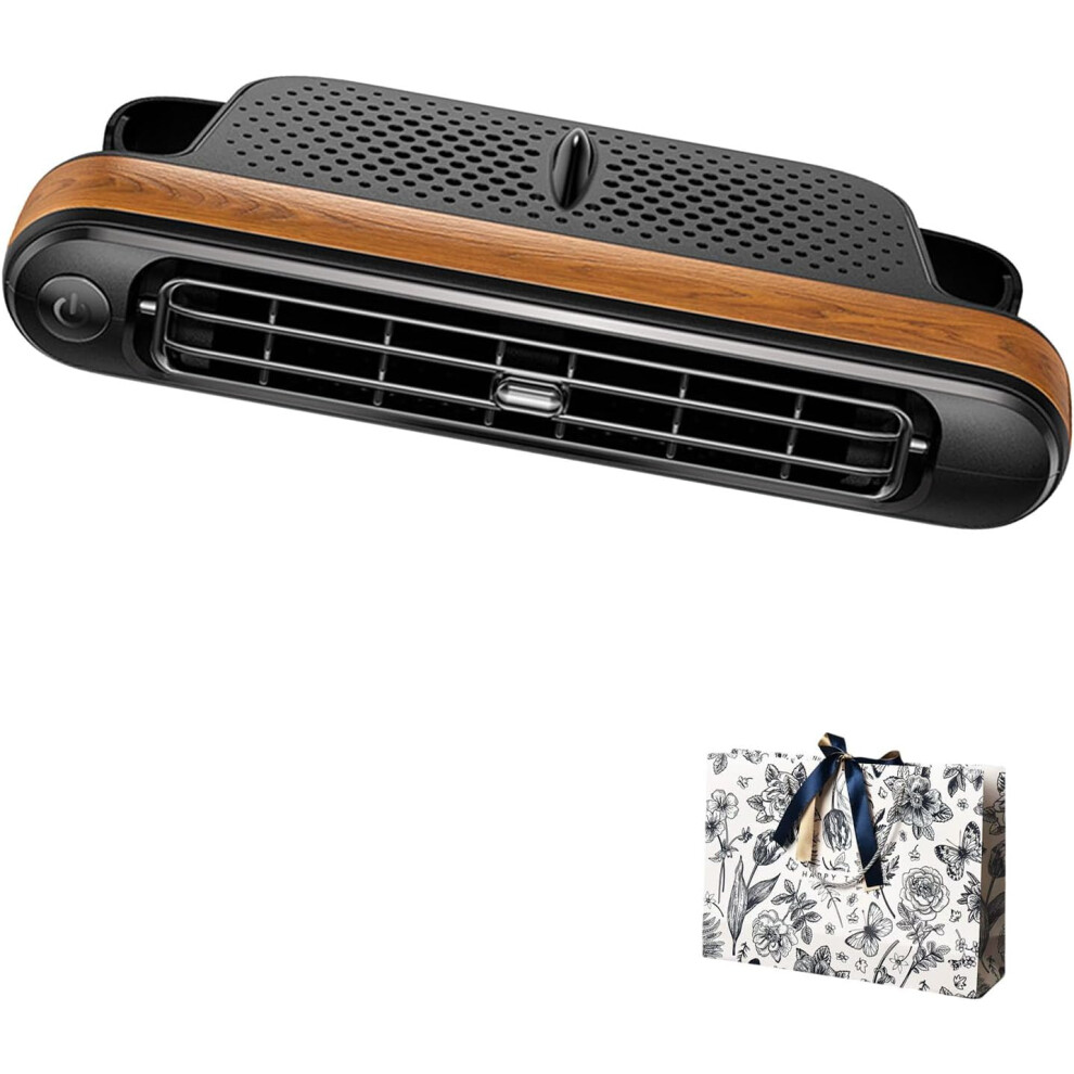 (Wood -) Usb Car Headrest Cooling Fan With 3 Speeds, Backseat Air Circulator Grain 5437706481638
