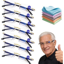 (7pc, -) Automatische Focus Leesbril - Verstelbare Bril voor Dichtbij/Ver