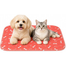 (Pink, Medium) Washable Puppy Pee Pad with Pheromones, Non-Slip Dog Training Pad
