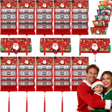 (5ts-Red, 10pc) Weihnachts Geldumschläge, 10 Stück, Rot, Cash, Geschenk, Party, Männer, Frauen, Mädchen, Jungen