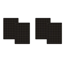4Pcs 9inch W 12.5inch L Magnetic Cutting Shim Grid Magnetic Shim Embossing Machine Die Pads Magnetic Shim for Die Cutter