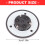 Kunststoff-Spindelnaben, CD-Halter, CD-Antriebsmotor-Tabletts, 5 3
