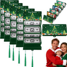 (5ts-Green, 5pc) Weihnachts Geldumschläge, 10 Stück, Rot, Cash, Geschenk, Party, Männer, Frauen, Mädchen, Jungen
