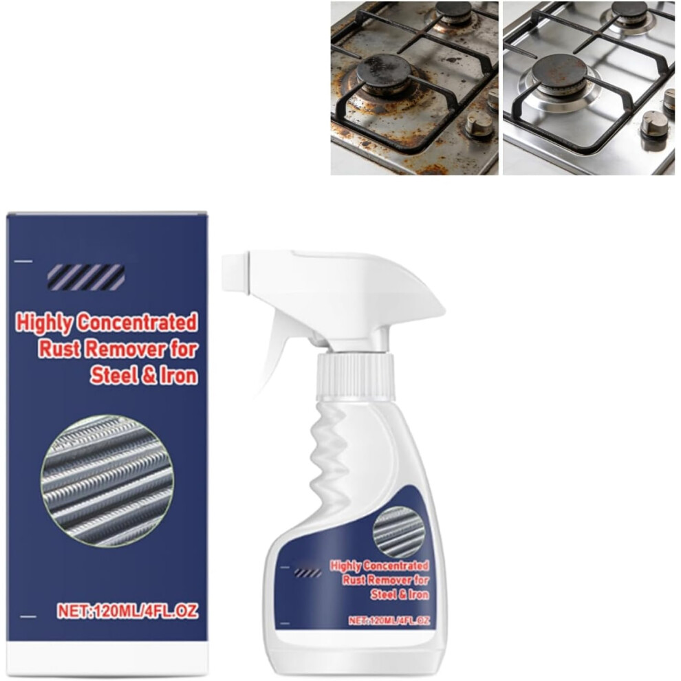 (1Pc, -) 2Pcs Rust Remover Spray For Metal, Highly Concentrated Heavy Duty 5437706489351