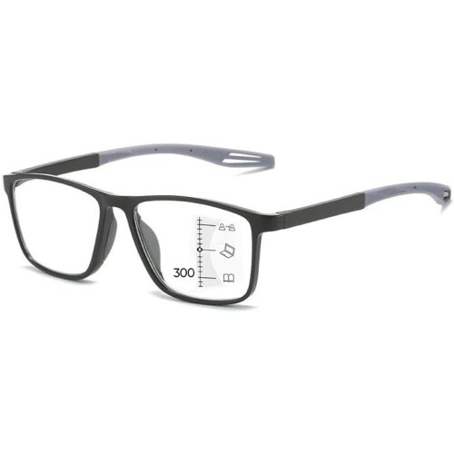(Black, -) Blauwlicht Blokkerende Leesbril - TR90 Frame, Antislip