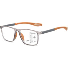 (Gray, -) Blauwlicht Blokkerende Leesbril - TR90 Frame, Antislip