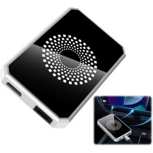 (Silver 2+16G, -) Adaptor CarPlay wireless 3 în 1, Video Box, aplicații video încorporate