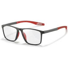 (Black Red, -) Blauwlicht Blokkerende Leesbril - Lichtgewicht, Flexibel