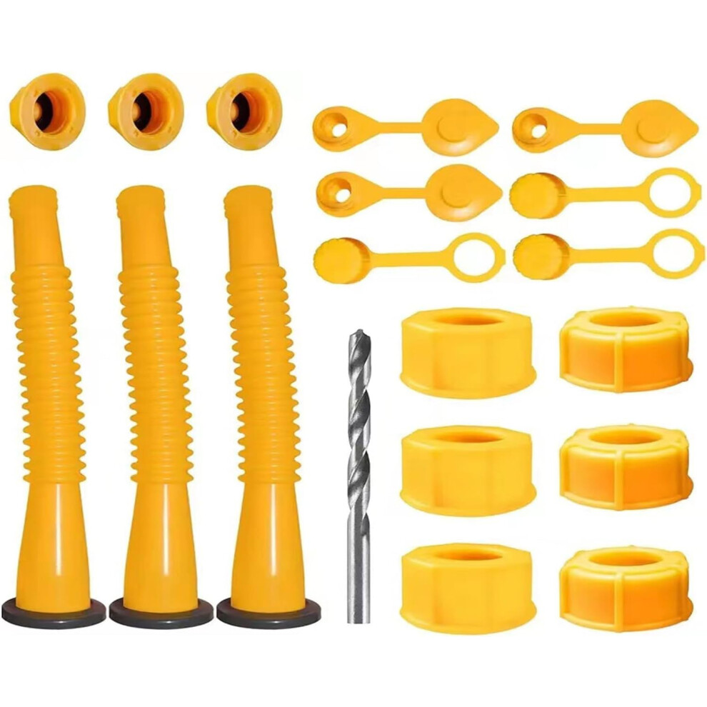 (1 Set, -) Gas Can Spout Replacement, Anti-Spill Nozzle For Most Cans 5437706494805