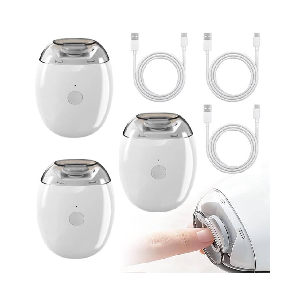 Oimg (3 Pcs, -) Rechargeable Electric Automatic Nail Clipper, 3-Speed Quiet Trimmer
