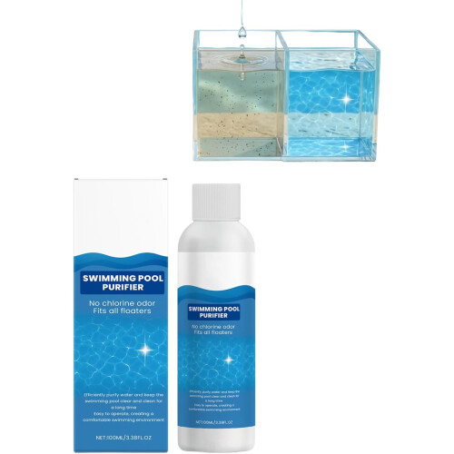 (1pc, -) Clarifiant piscine, action rapide