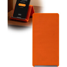 (Orange*1, -) Taittuva silikonialumiininen puhelimen pidike, säädettävä pöytäteline