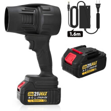 (1 battery, -) Cordless Leaf Blower Portable, Upgraded Handheld Dust Cleaner