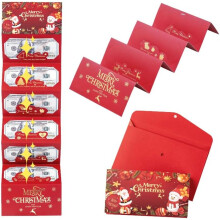 (A*2, -) 2025 Christmas 3D Pop-Up Gift Card Holders, Cash Envelopes