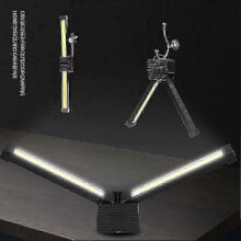Upgraded Gym Lamp for Posing, 7-level Dimming Led Work Light, Magnetic Hanging Hook Camping Flashlight, Usb-c Rechargeable