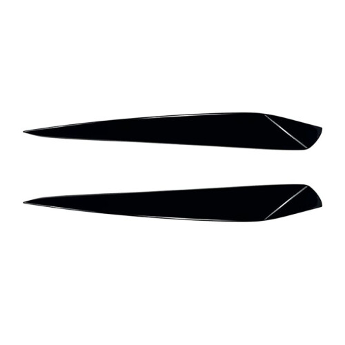 Front Headlight Eyebrow Eyelids Cover Sticker Trim for   2011-2015 Exterior Accessories