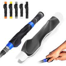 (White, -) Snap-On Golf Grip Trainer 2.0, korjaa golfkahvan asentoa