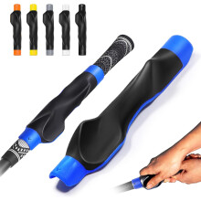 (Blue, -) Snap-On Golf Grip Trainer 2.0, korjaa golfkahvan asentoa