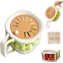 (Coffee, -) 2-in-1 Fruitwasbak - Met Zeef, Voor Wassen en Opslag