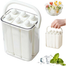 (White-6, -) Silikon Eisstiel Tray, 6/12 Sticks, Aufbewahrung, Wiederverwendbar, Popsicle, Grün, 12, Form