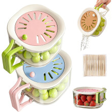 (Mixed-C, -) 2-in-1 Fruitwasbak - Met Zeef, Voor Wassen en Opslag