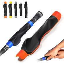 (Orange, -) Snap-On Golf Grip Trainer 2.0, korjaa golfkahvan asentoa