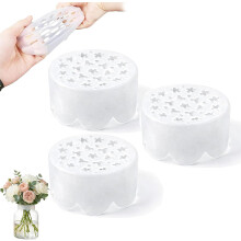 (3pcs, -) Silikoninen kukka-asetelma, uudelleenkäytettävä joustava ruudukko, 4 kpl