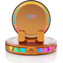 (Orange, -) 2026 Wireless Charging Car Phone Mount, Dashboard Navigation Holder