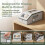 (Dark gray, B) Stackable Baseball Cap Storage Box, Dust Proof Hat Organizer 3