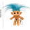 (Blue, -) Porte-clés troll, 10cm cheveux, rétro 2