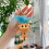 (Blue, -) Porte-clés troll, 10cm cheveux, rétro 4