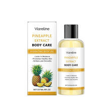 Pineapple scented body care oil moisturizing, nourishing, smoothing and protecting the skin with aromatic moisturizing body oil 1