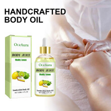Lemon body care oil nourishes, nourishes, tightens the skin and relieves fatigue Plant aromatherapy oil 1