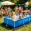 (Black, -) 10x10ft Rectangular Pool Ladder Mat, Thick Under Pool Padding 3
