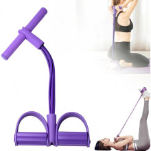 (Purple, -) Jooga Crunches Elastinen Vetoköysi, Poljin Vastusnauhat Kahvoilla