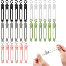 (30pcs-b, -) 20 kpl datakaapelin järjestäjiä, silikonijohtojen hallinta