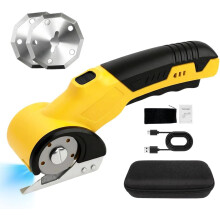 (Yellow, -) Oplaadbare Elektrische Schaar - Met LED Licht