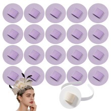 (Purple, -) Filz Haarbandpolster, 2 Zoll, Kopfband, Deko, Hochzeit, DIY, Weiß, Accessoire, Basteln