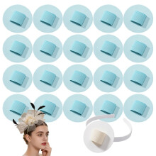 (Blue, -) Filz Haarbandpolster, 2 Zoll, Kopfband, Deko, Hochzeit, DIY, Weiß, Accessoire, Basteln