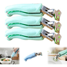 (Green, -) 3 pinces anti-scald, multicolores