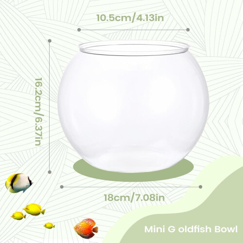 (medium size, -) Pecera decorativa mini, para centro de mesa 1