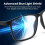 (Red, -) Blauwlicht Blokkerende Leesbril - TR90 Frame, Antislip 3