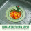 (Yellow, -) Passoire cactus, vert, cuisine, 2 pièces 6