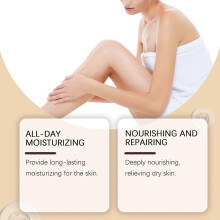 Body moisturizing essential oil nourishes, softens and smoothes skin with a light fragrance of coconut milk