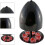 (Matte Black (Single Base) 26x17.5, -) Αυτοψυχόμενο στρώμα σκύλου, αναπνεύσιμο 45x35cm 4