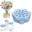 (Blue, -) Silicone Bloemschikgrid - Herbruikbaar, 4 Stuks 8