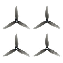 4PCS 5131.0 5 Inch 3-Blade Propeller for RC Drone FPV Racing Compatible with 2207 2306 Motors Gray